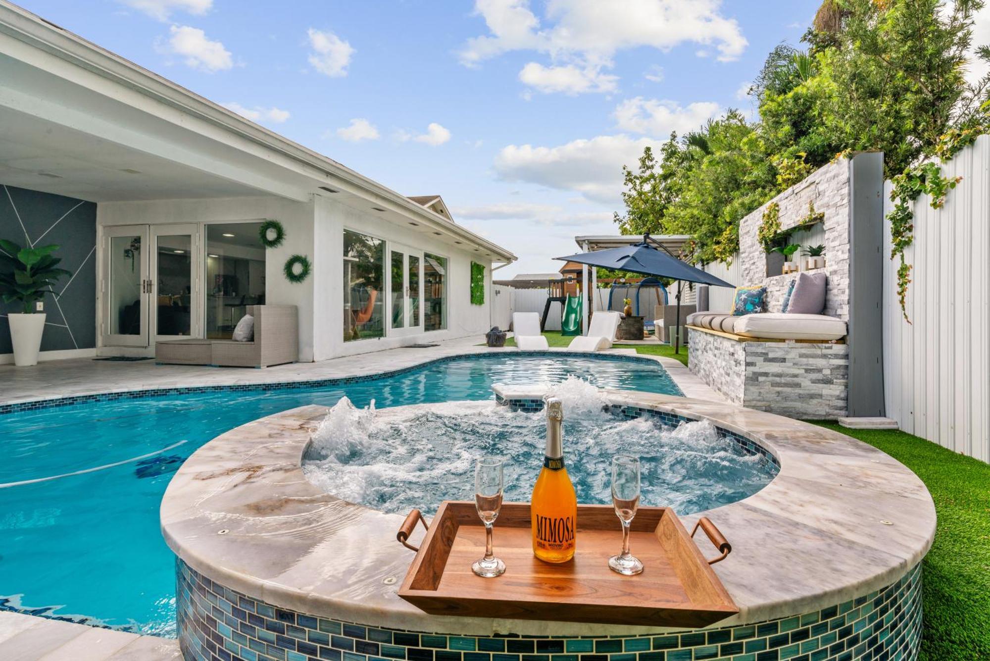 Miami Luxury House W Heated Pool & Jacuzzi 빌라 외부 사진