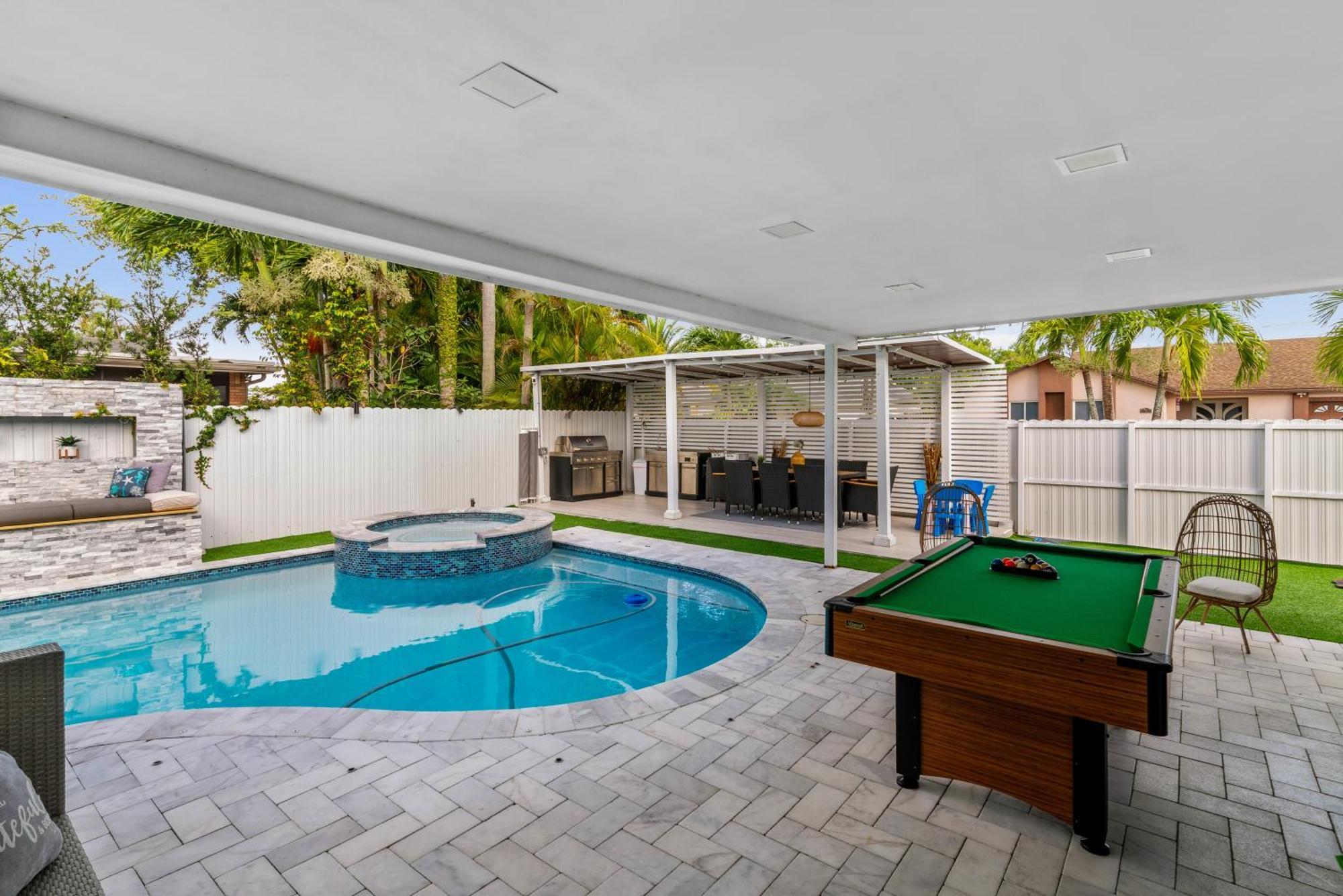 Miami Luxury House W Heated Pool & Jacuzzi 빌라 외부 사진